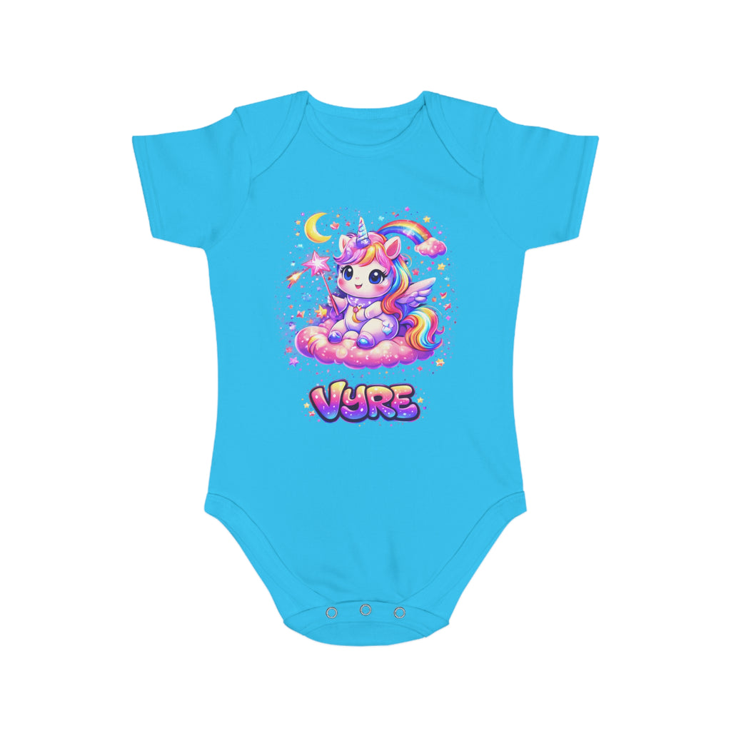 Unicorn Baby Bodysuit — Cute Rainbow Unicorn "Vure" Infant Onesie