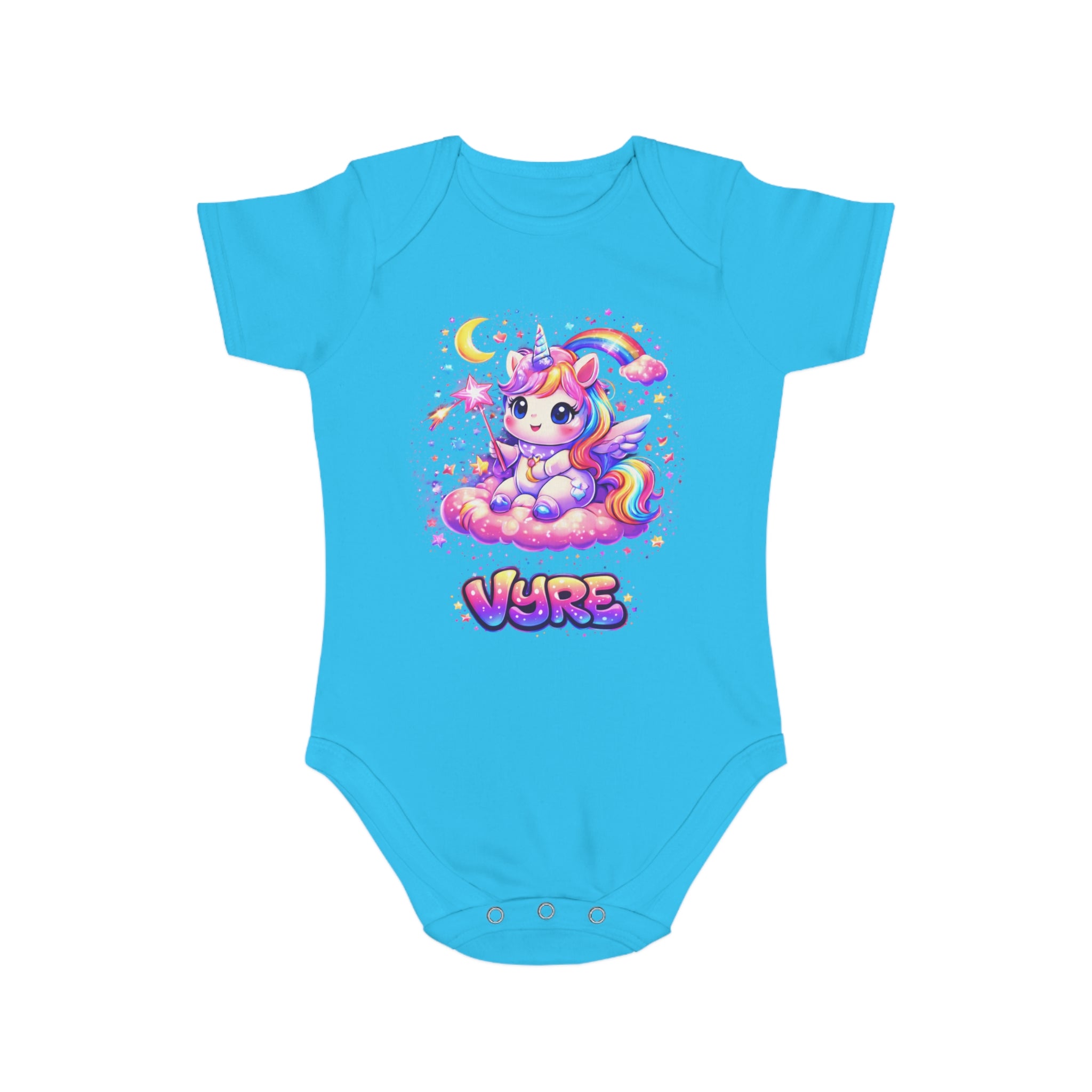 Unicorn Baby Bodysuit — Cute Rainbow Unicorn "Vure" Infant Onesie