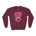 Vyre Threads Youth Crewneck Sweatshirt — Graphic Pink Monster Logo